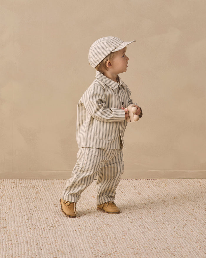 Quincy Mae Grayson Pant - Laurel Pinstripe