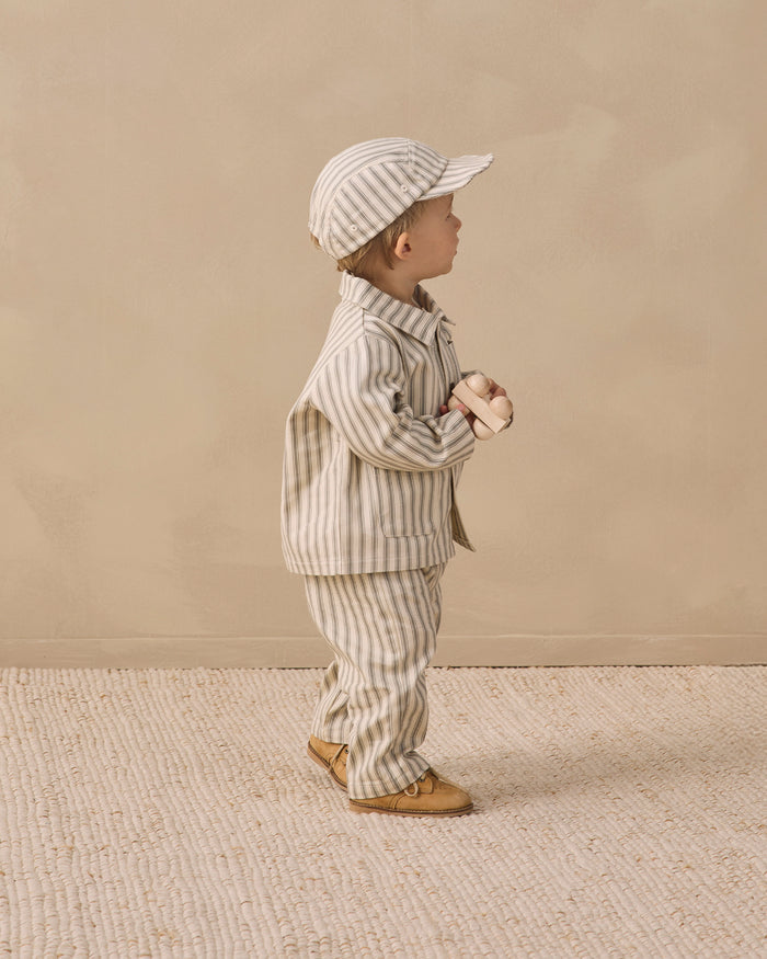 Quincy Mae Grayson Pant - Laurel Pinstripe