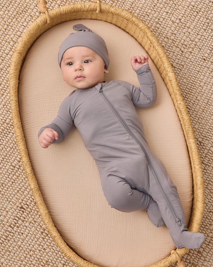 Quincy Mae Knotted Baby Hat - Cloud