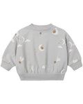 Quincy Mae Relaxed Sweatshirt - Sky Friends