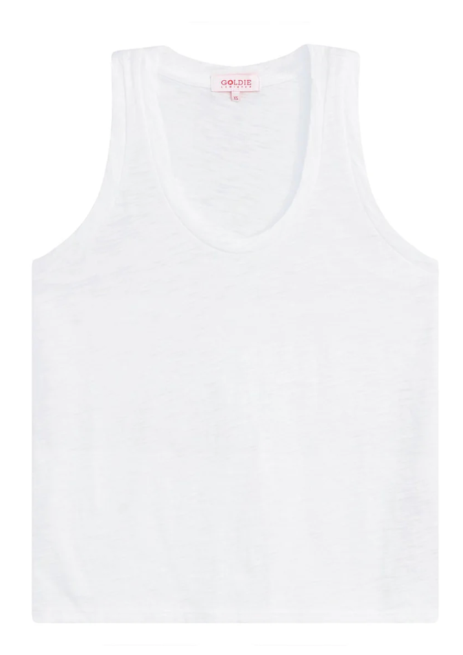 RACERBACK TANK WHITE