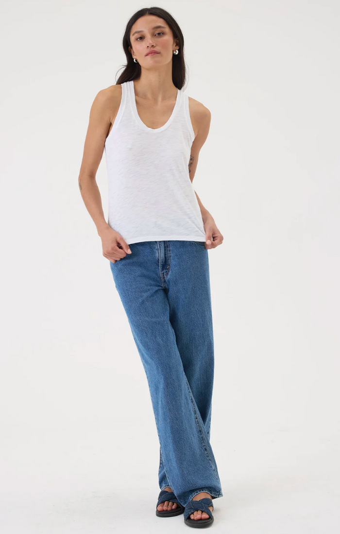 RACERBACK TANK WHITE