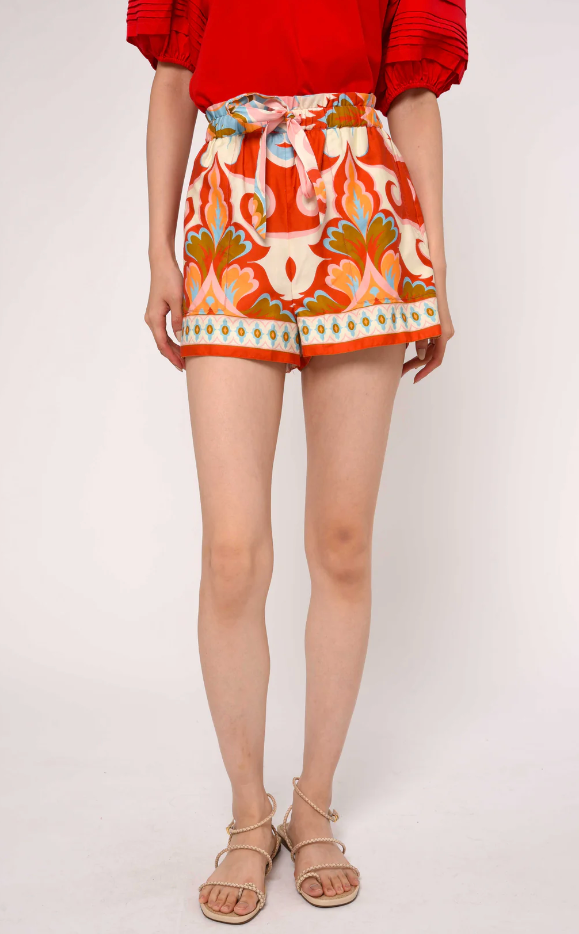 RAMONA SHORTS IN ROSETTI PRINT