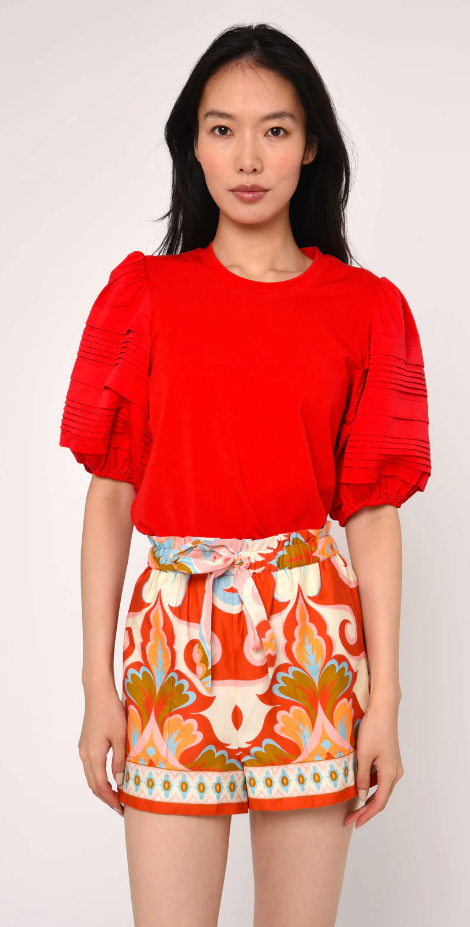 RAMONA SHORTS IN ROSETTI PRINT