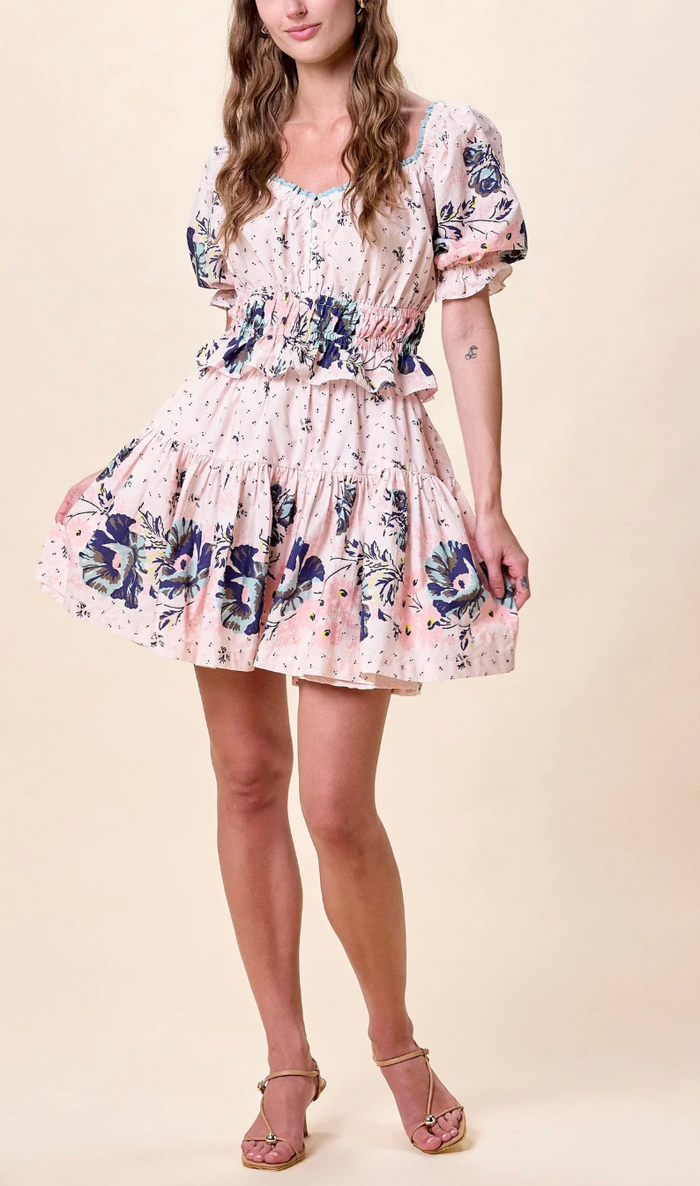 REBECCA TOP IN LIORA PRINT