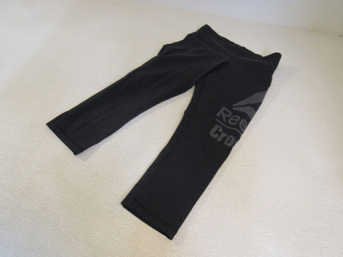 Reebok-Athletic-Leggings-Black-Size-S-Female-Adult-Size-S-Solid-274 2