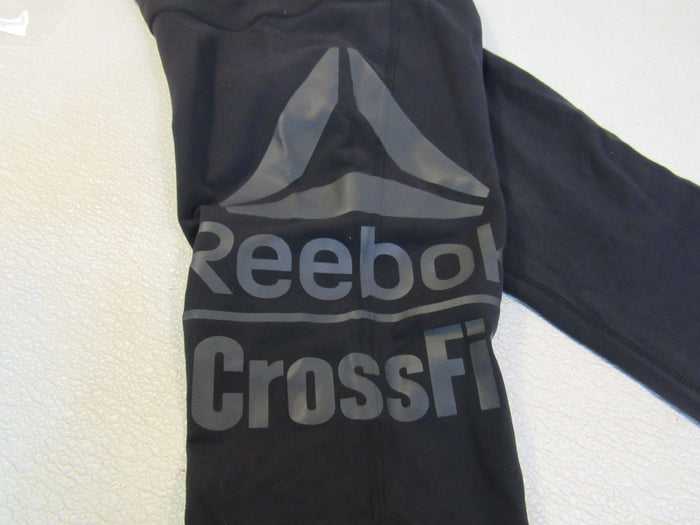 Reebok-Athletic-Leggings-Black-Size-S-Female-Adult-Size-S-Solid-274 5