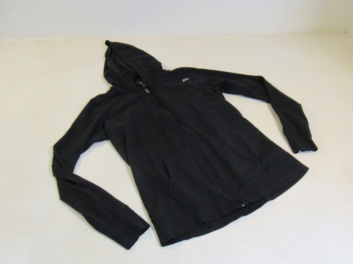Reebok-Athletic-Zip-Up-Hoodie-Black-Cotton-Female-Size-M-594 2
