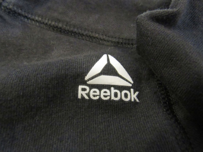 Reebok-Athletic-Zip-Up-Hoodie-Black-Cotton-Female-Size-M-594 4