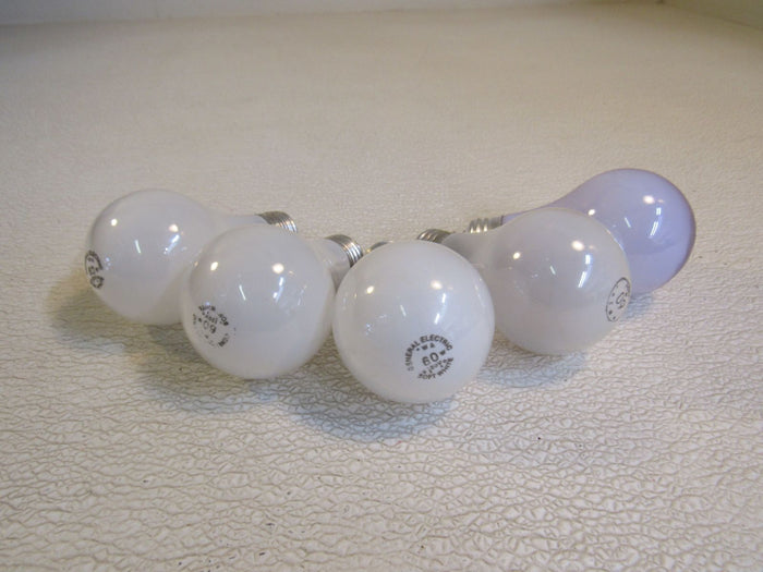 Incandescent-Light-Bulbs-Lot-of-5-White-60W-120V-2-Soft-White-676 4