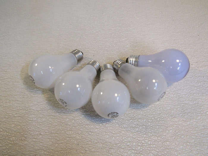 Incandescent-Light-Bulbs-Lot-of-5-White-60W-120V-2-Soft-White-676 5