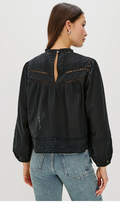 REYNA TOP IN BLACK