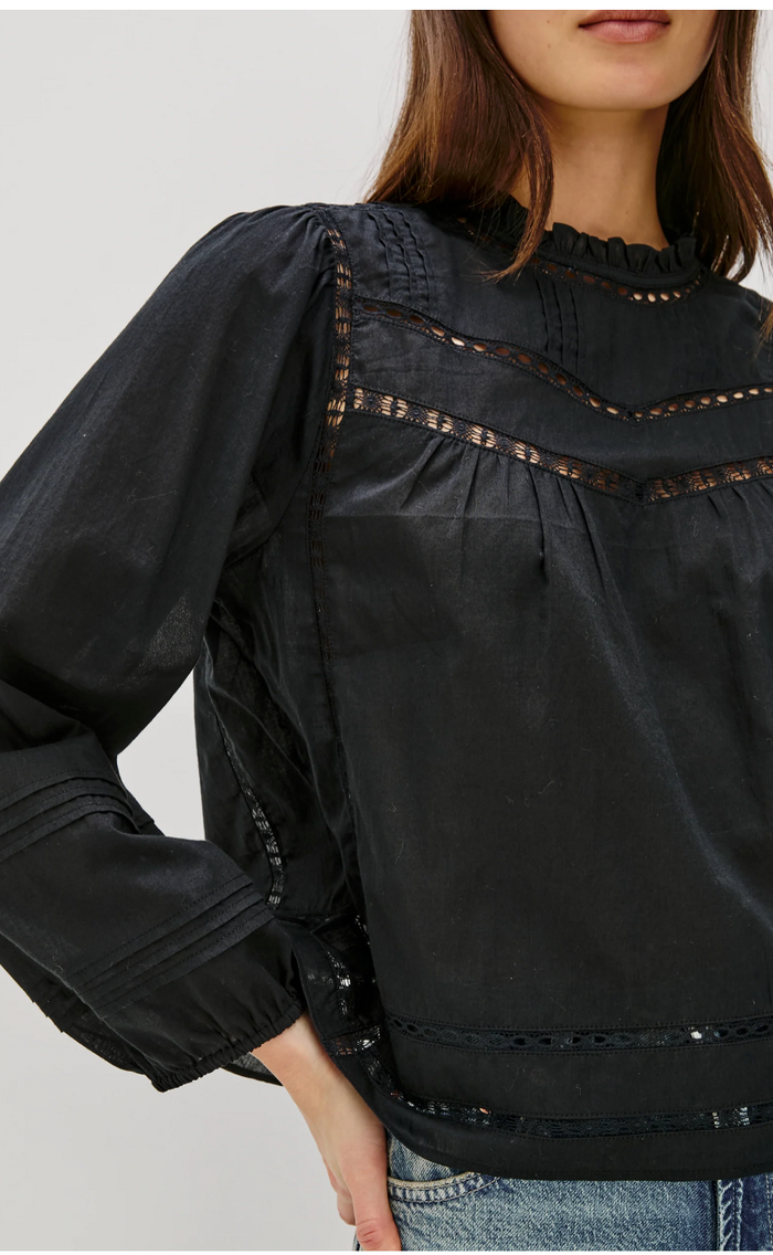 REYNA TOP IN BLACK