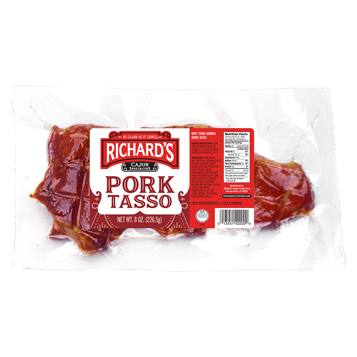 NolaCajun Richard Pork Tasso Louisiana Cajun Smoked Pork New Orleans