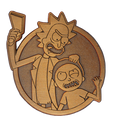 Rick and Morty Gold Noog Enamel Pin *LAST CHANCE*