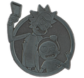 Rick and Morty: Rick and Morty (Silver) Pin *LAST CHANCE*