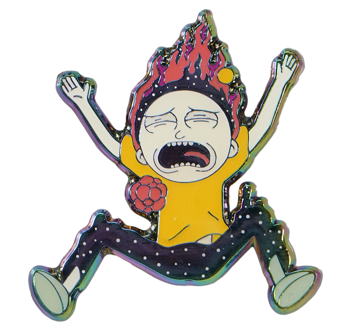 Rick and Morty: Rick Falling Rain Pin *LAST CHANCE*