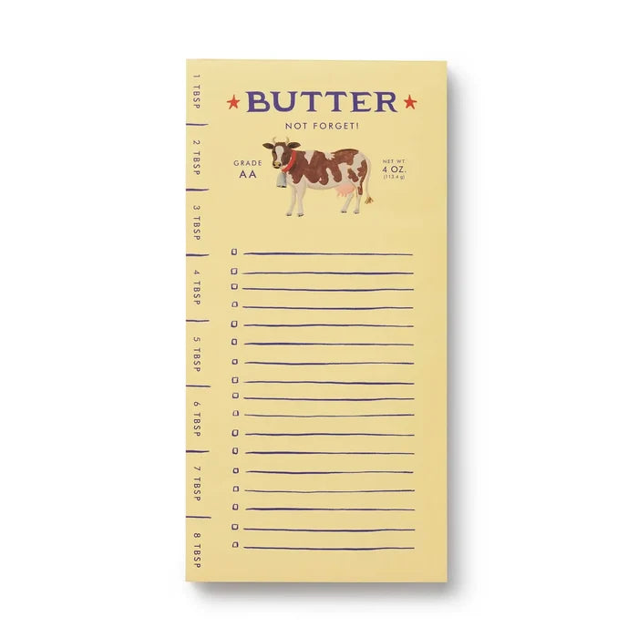 Rifle Paper Co Butter Not Forget Market Pad