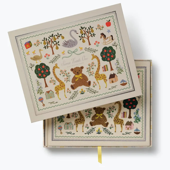 Rifle Paper Co Storybook Embroidered Baby Book