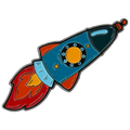 Rocket Pin *LAST CHANCE*