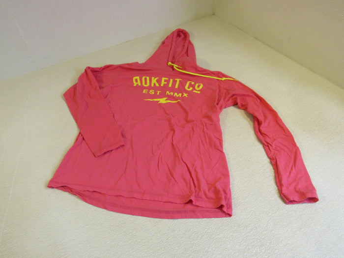 Rokfit-Hooded-Shirt-Yellow-Female-Adult-Size-L-Solid-364 3