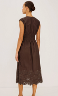 ROXANNE DRESS IN ESPRESSO