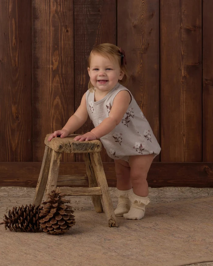 Rylee and Cru Bubble Onesie - Wildflower