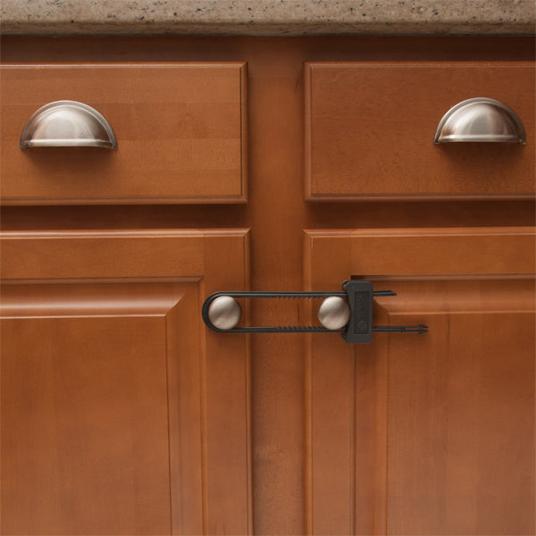 Safety 1st Cabinet Slide Lock 3pack - Charcoal
