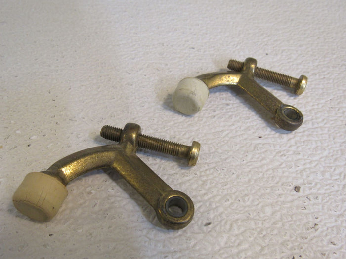 Schlage-Door-Stop-Hinge-Pin-Lot-of-2-Polished-Brass-552 1