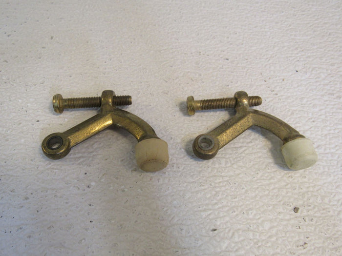 Schlage-Door-Stop-Hinge-Pin-Lot-of-2-Polished-Brass-552 3
