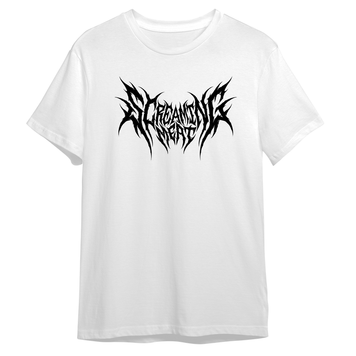 Screaming Meat Logo (White)