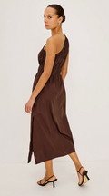 SELANI DRESS IN ESPRESSO