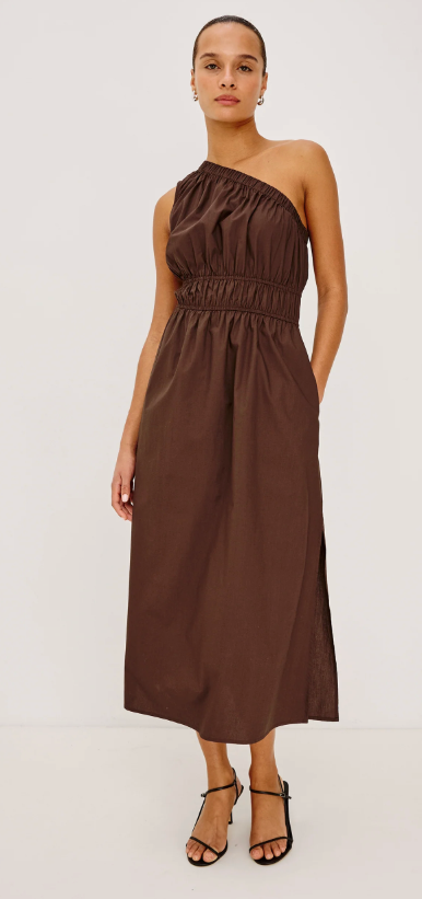 SELANI DRESS IN ESPRESSO
