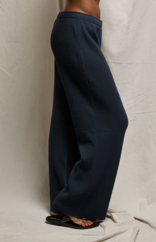 SHANE WAFFLE PANTS IN NAVY