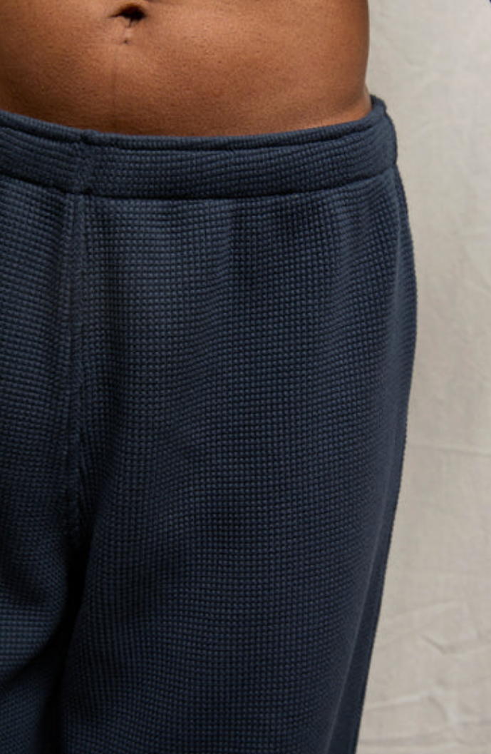 SHANE WAFFLE PANTS IN NAVY