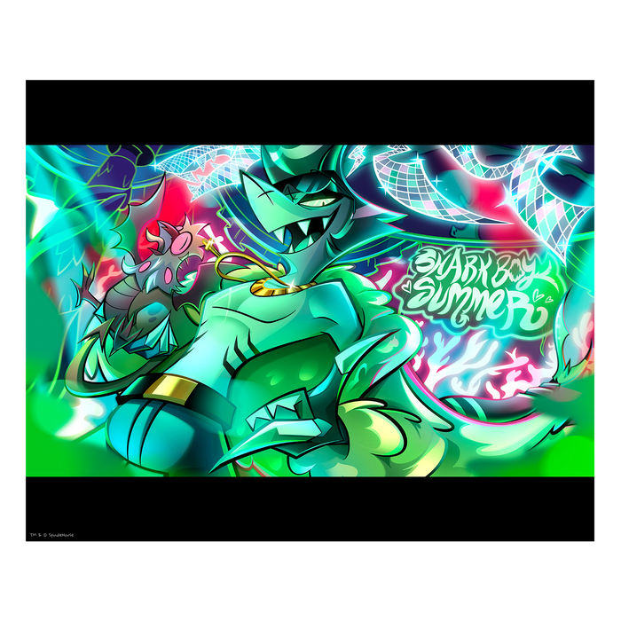 Shark Boy Summer Poster Print *LIMITED STOCK*