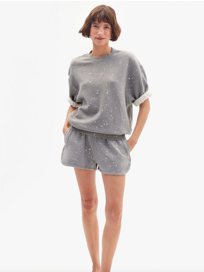 SHORT SLEEVE SWEATSHIRT / SPLATTER