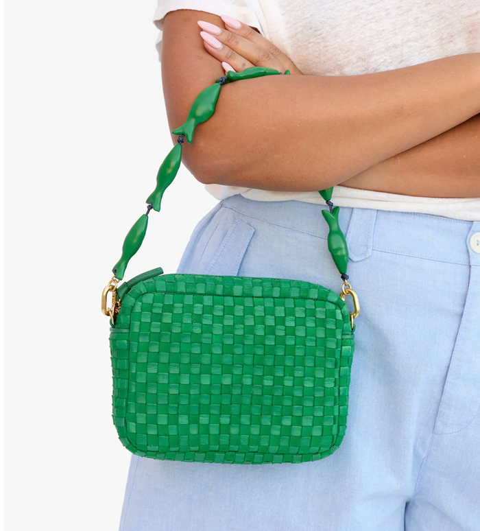 SHORTIE STRAP W/ EMERALD SARDINE