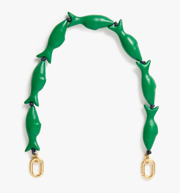 SHORTIE STRAP W/ EMERALD SARDINE