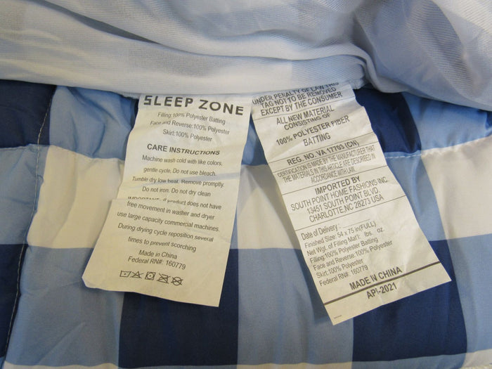 Sleep-Zone-Full-Fitted-Mattress-Pad-Cover-75-in-x-54-in-Quilted-560 5