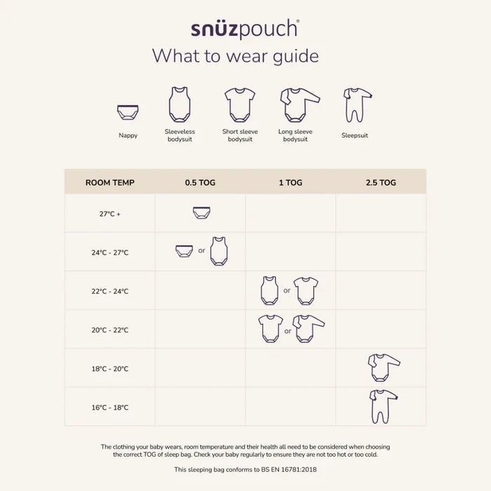 SnuzPouch Sleeping Bag - Blush Dot