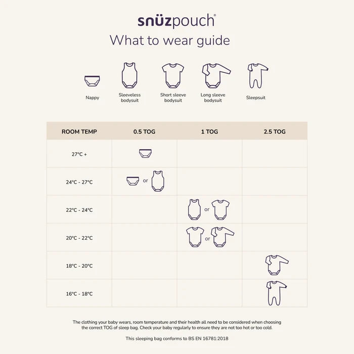 SnuzPouch Sleeping Bag - Cashmere Cross