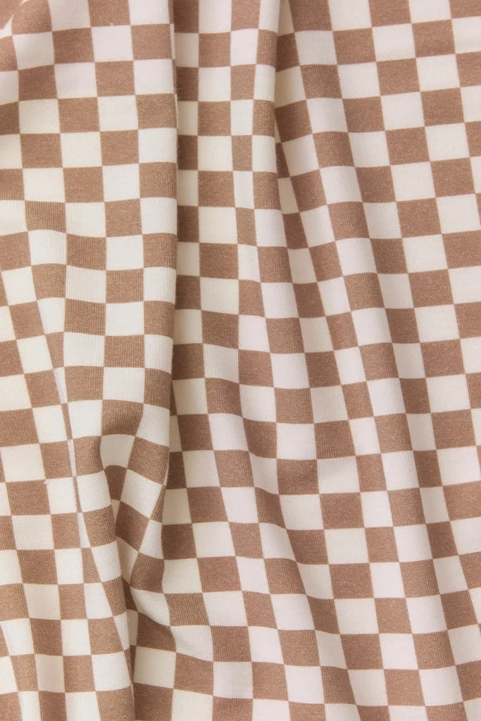 Solly Baby Almondine Chequer Wrap