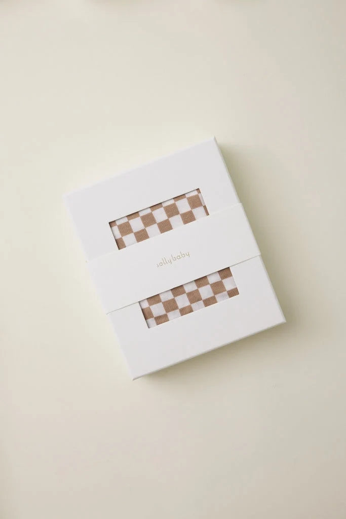Solly Baby Almondine Chequer Wrap