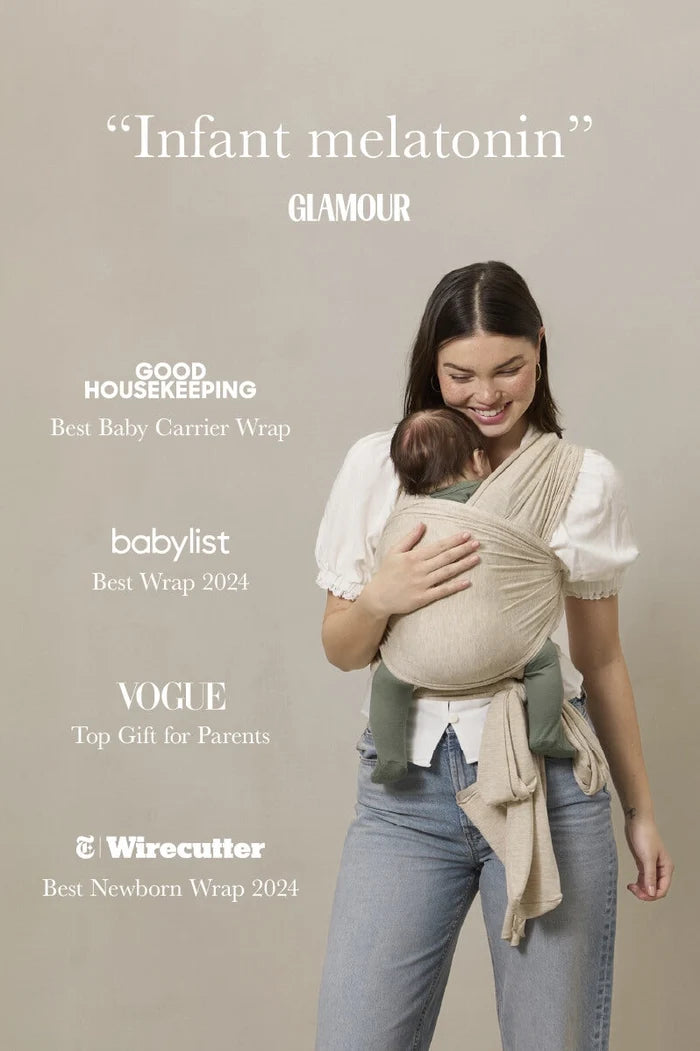Solly Baby Almondine Chequer Wrap