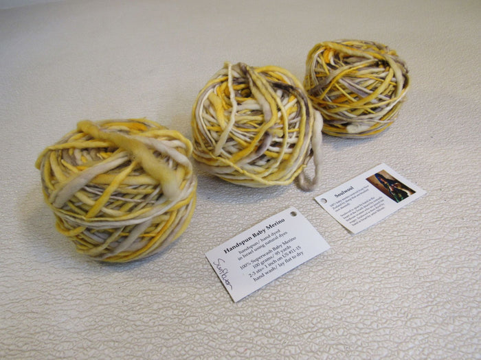 Soul-Wool-Handspun-Baby-Merino-Yarn-Sunflower-3-Balls-95-Yards-Each-790 1
