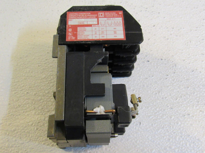 Square-D-Company-Lighting-Contactor-Class-8903-x-4in-x-4in-LO-40-398 7
