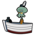 Squidward at Work - Spongebob Squarepants Pin