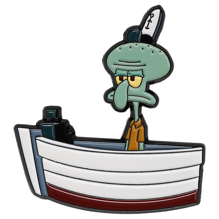 Squidward at Work - Spongebob Squarepants Pin