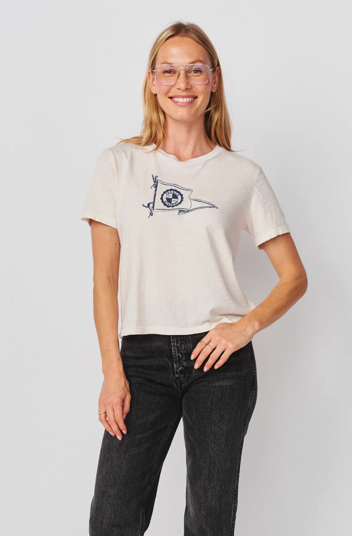 S/S BOXY CREW TEE - FRENCH ACADEMY